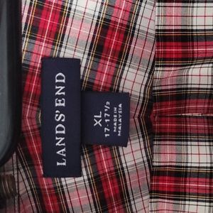 Lands End Shirt Dress Button